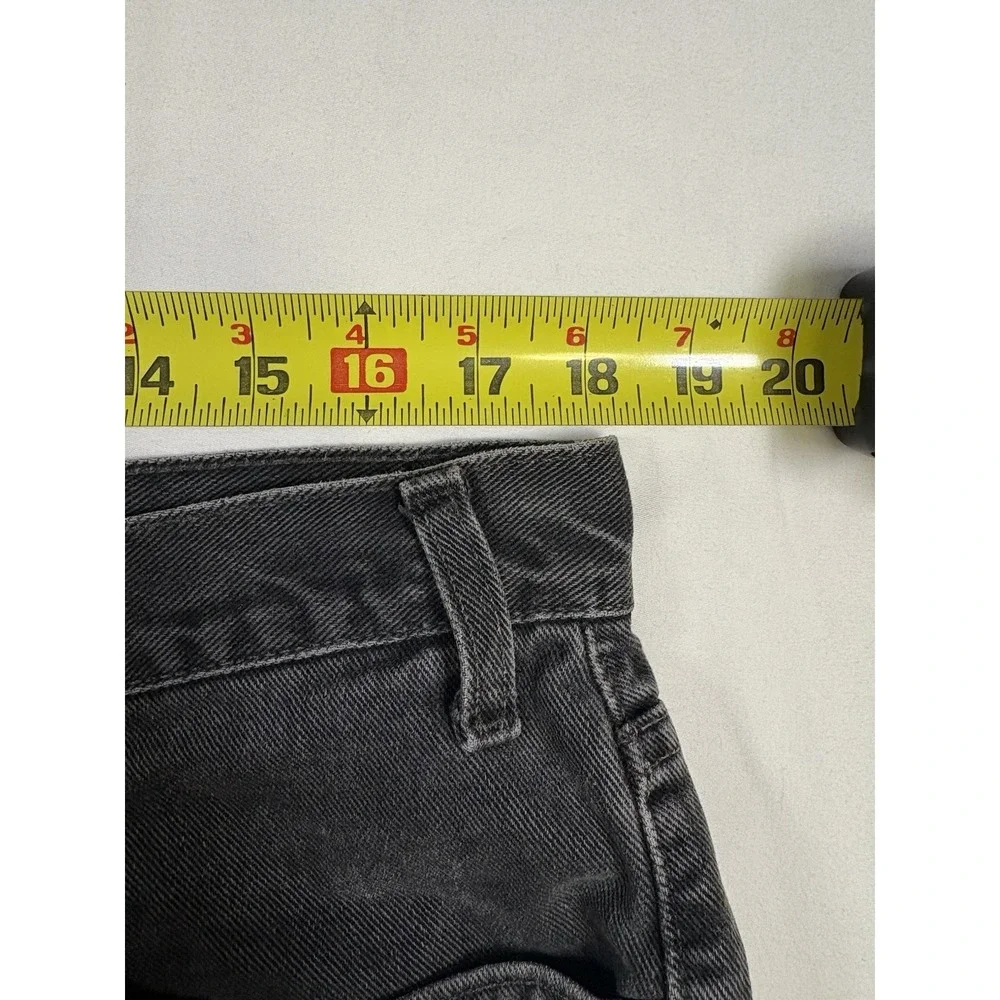Vintage 90s Levis 550 Faded Black Denim Jeans 38x30 Made in Canada 100 Cotton